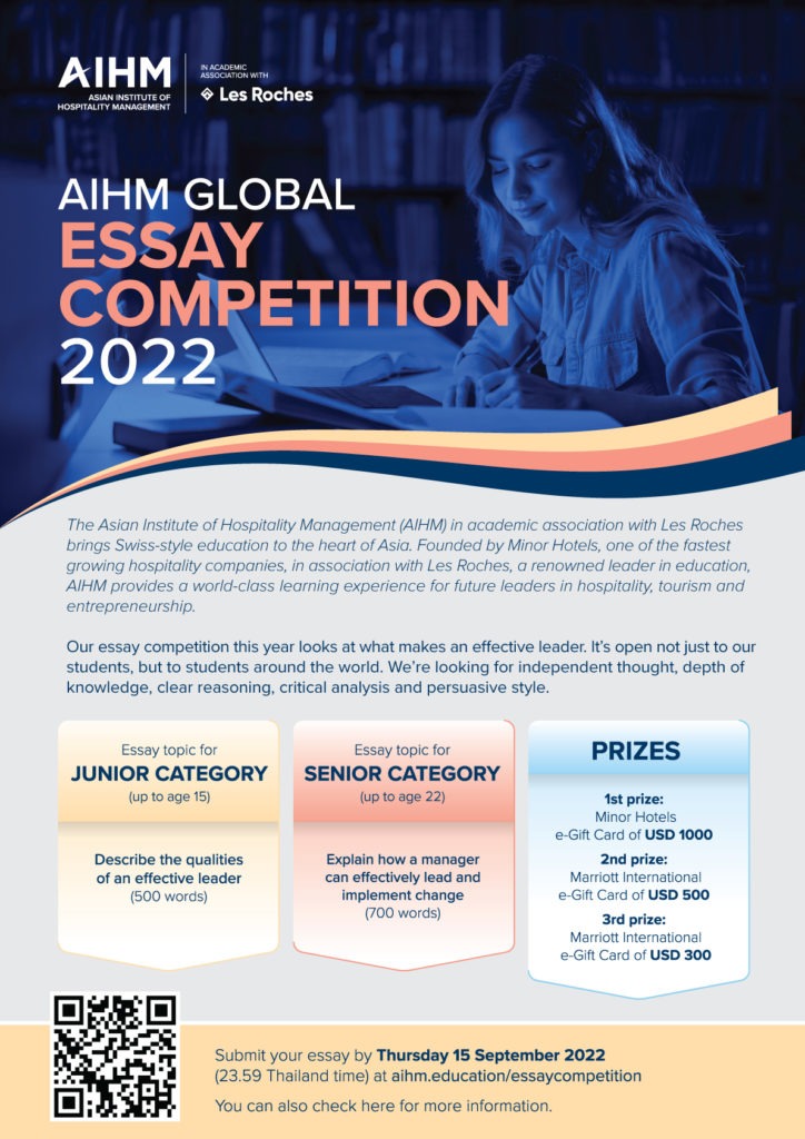 international essay competition 2022 for high school students