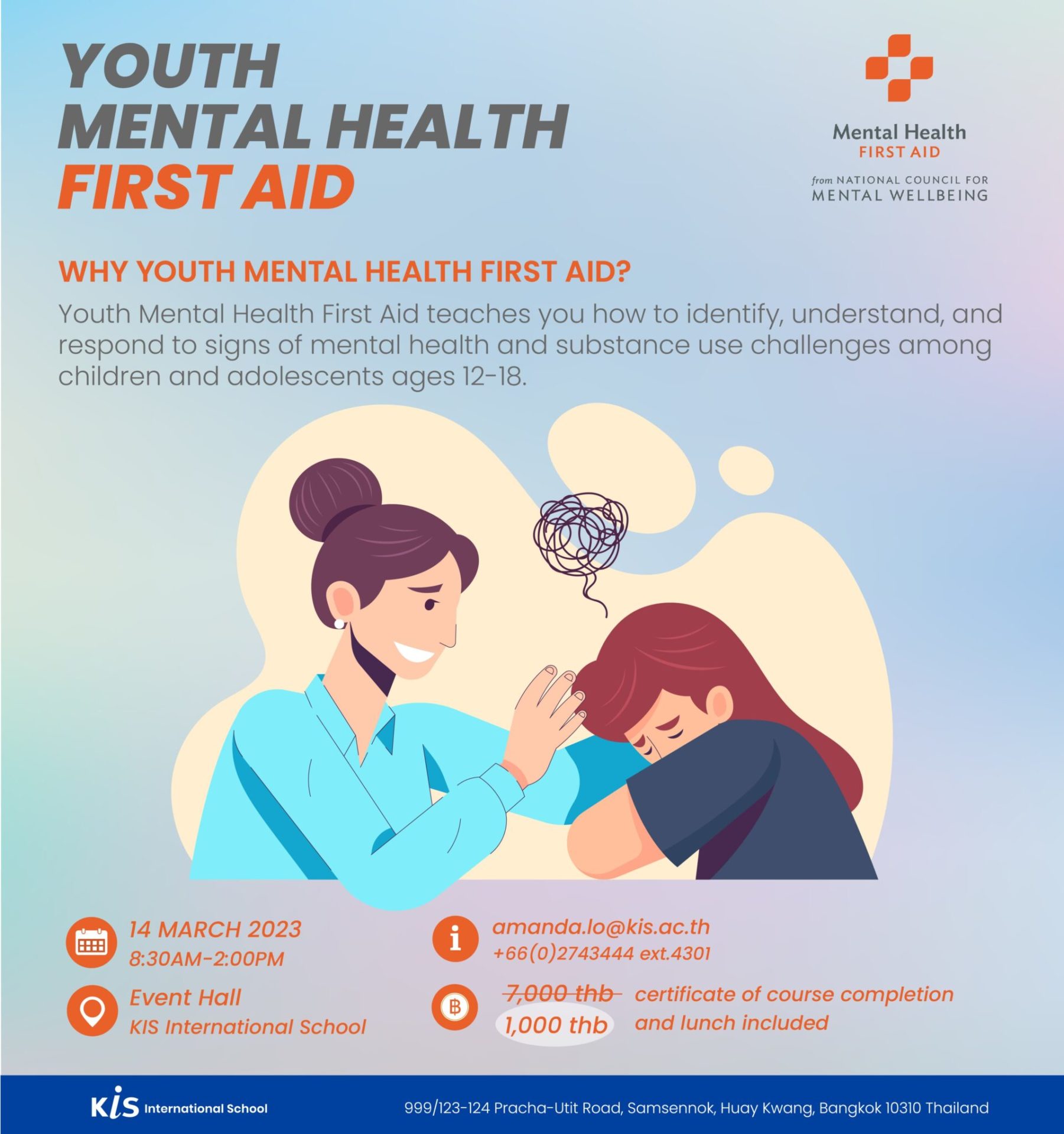 14 MAR Youth Mental Health First Aid The Australian Thai Chamber of