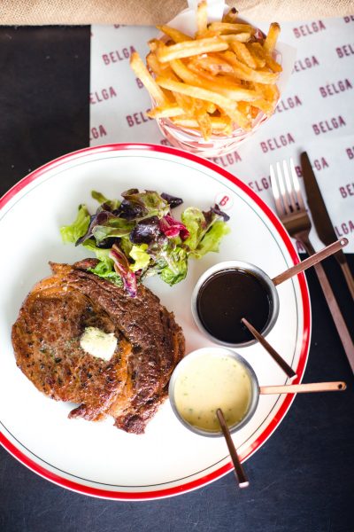 Belga Steak frites Belga Steak frites