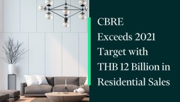 CBRE Exceeds 2021 Target with THB 12 Billion on Residential Sales