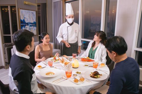 Exclusive In-Suite Dining Exclusive In-Suite Dining