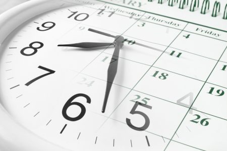 Composite of Clock and Calendar